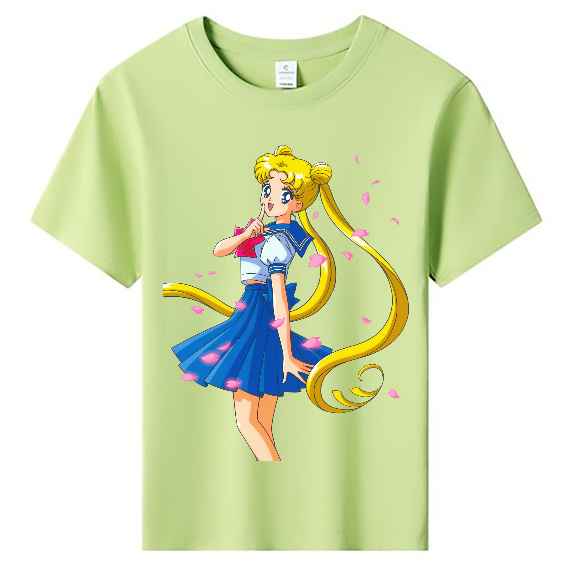 （画像用） 美少女戦士セーラームーン 愛野 美奈子 あいの みなこ Sailor Moon Aino Minako 綿100％キッズTシャツ（フロントプリント）